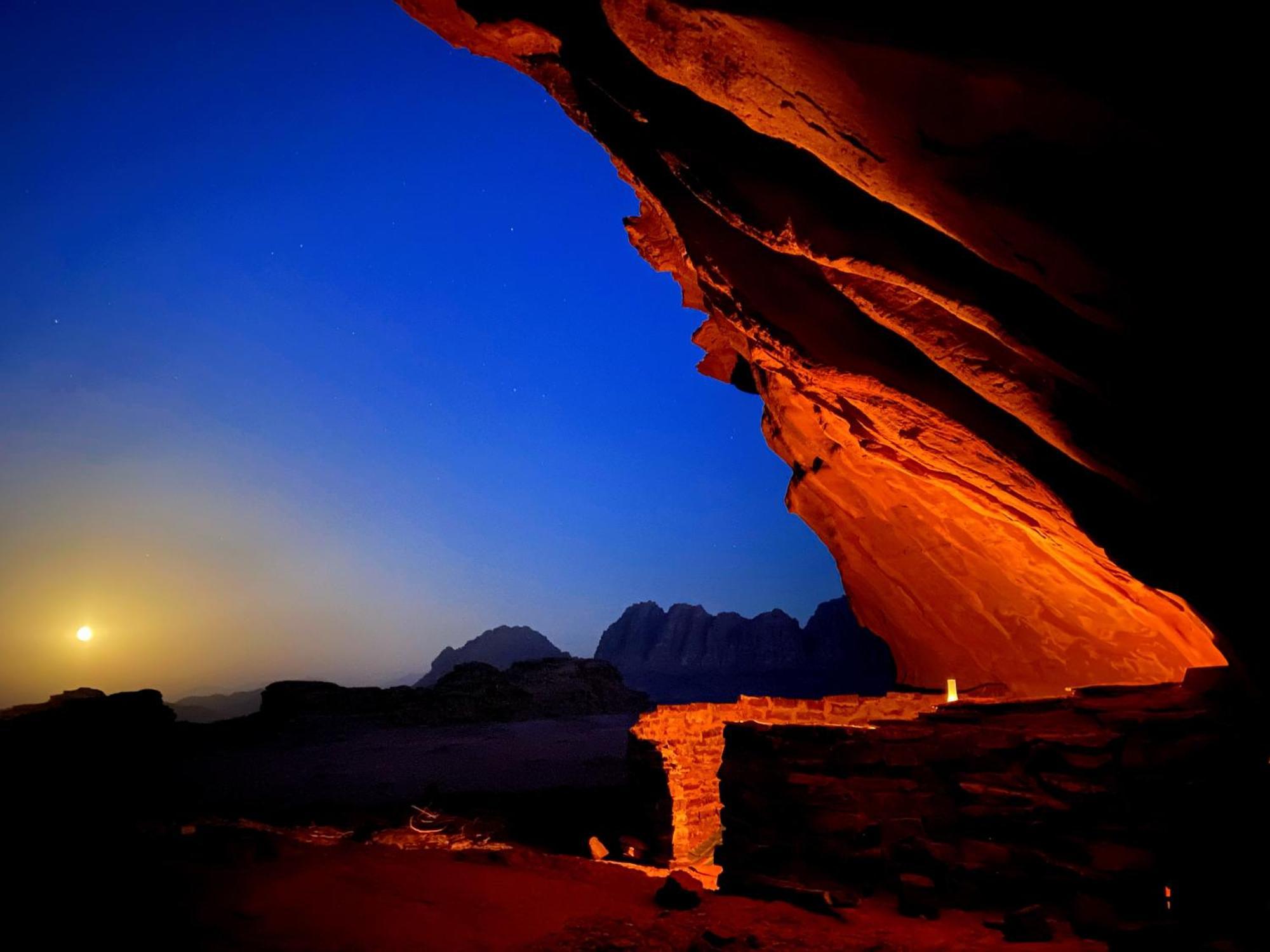 Wadi Rum Cave Camping Exterior foto