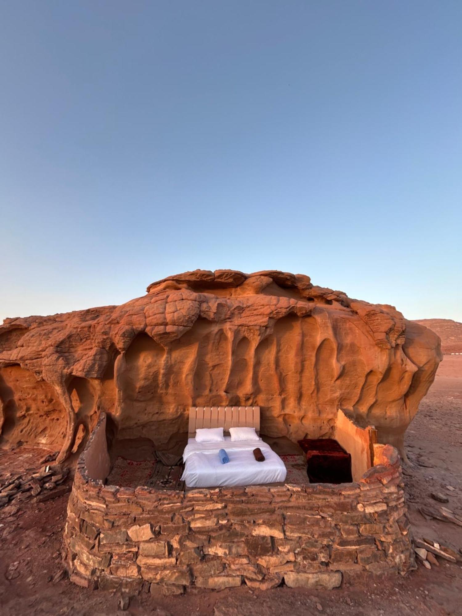 Wadi Rum Cave Camping Exterior foto