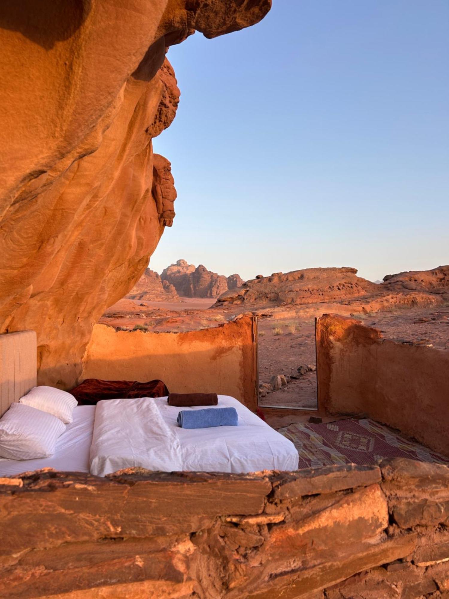 Wadi Rum Cave Camping Exterior foto